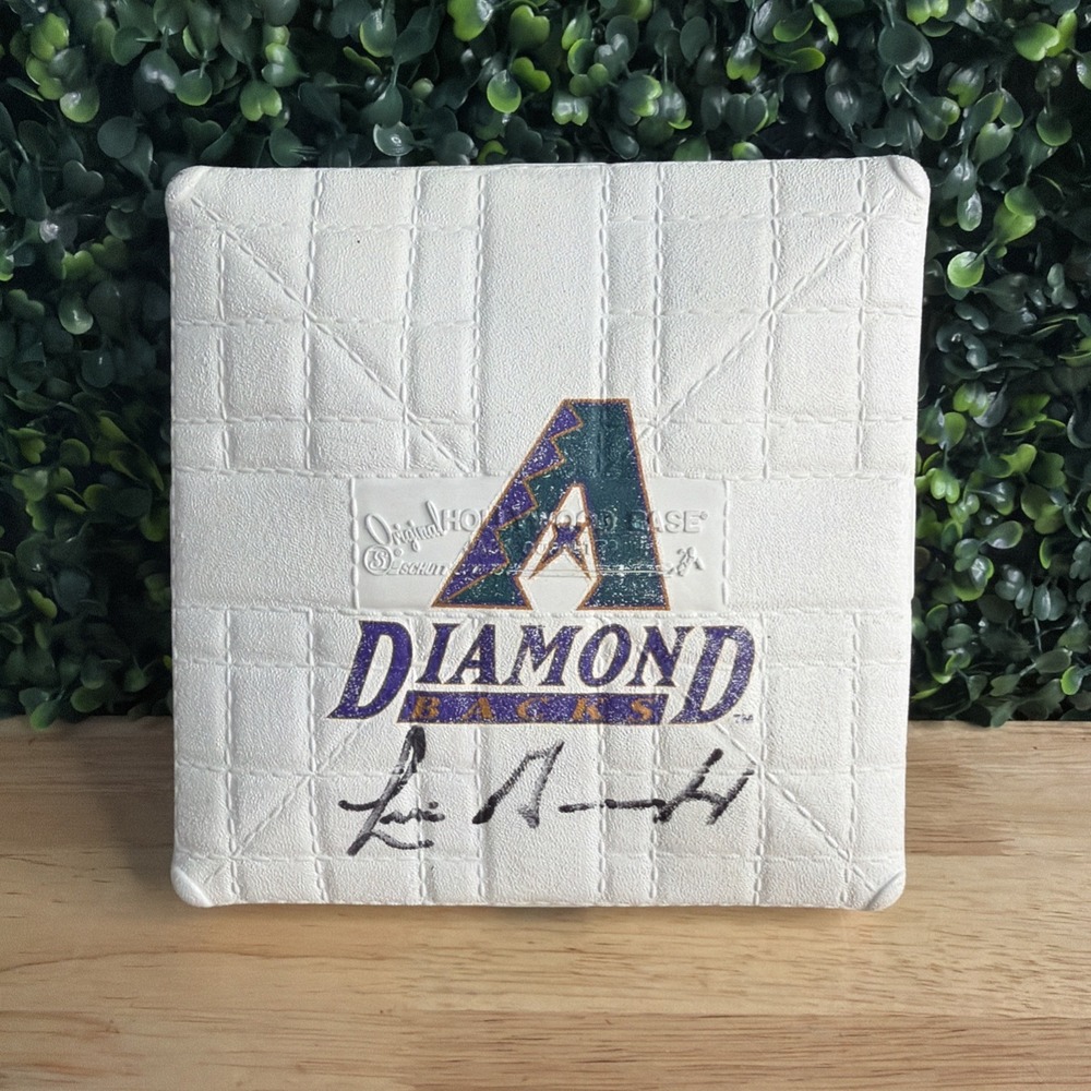 Luis Gonzales Autograph Hollywood Base Arizona Diamondbacks No COA - Picture 1 of 7